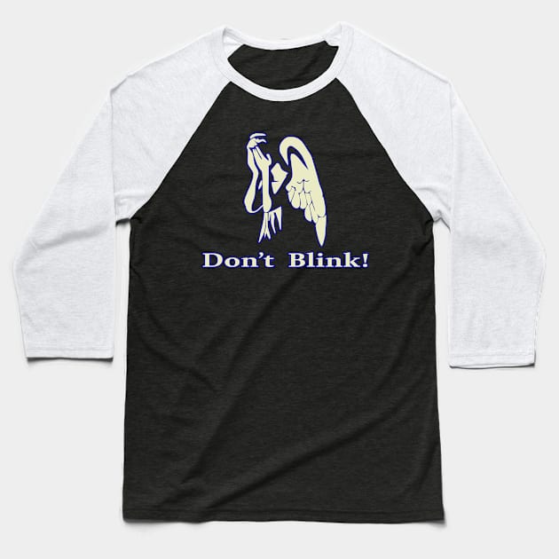 Weeping Angel Baseball T-Shirt by Blackhearttees